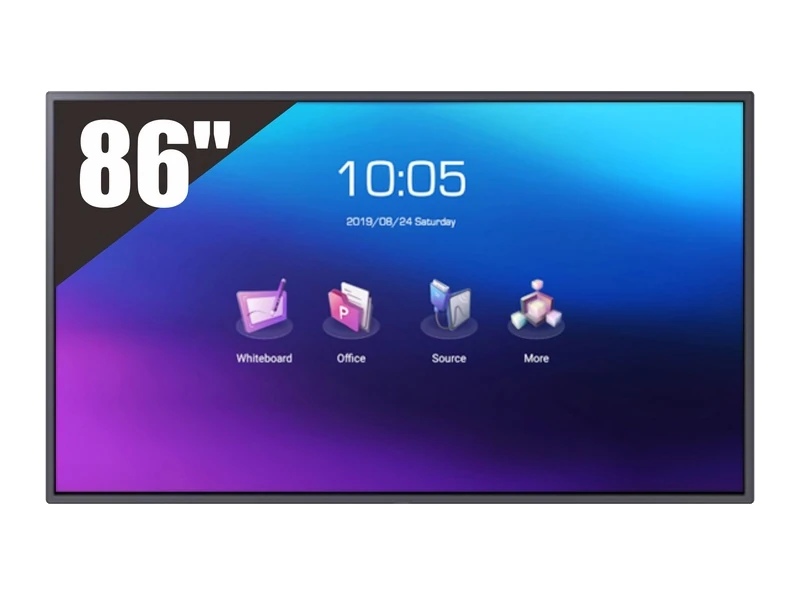 هوريون 86M3A – شاشة تفاعلية 86 بوصة 86M3A، شاشة لمس 86 بوصة بدقة 4K، رامات 3 جيجابايت، ذاكرة تخزين 32 جيجابايت، أندرويد 8.0