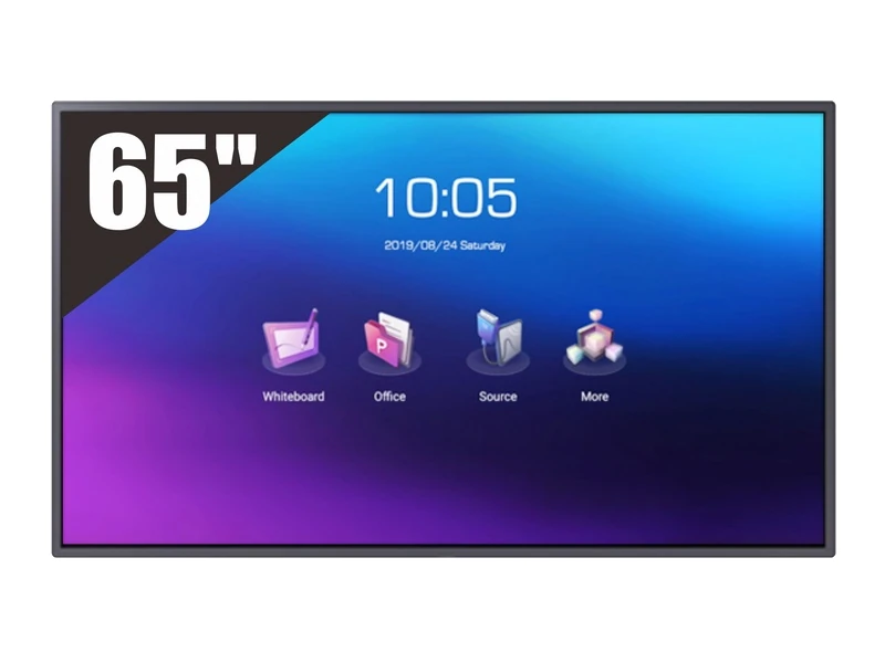 هوريون 65M3A – شاشة تفاعلية 65 بوصة 65M3A، شاشة لمس 65 بوصة بدقة 4K، رامات 3 جيجابايت، ذاكرة تخزين 32 جيجابايت، أندرويد 8.0