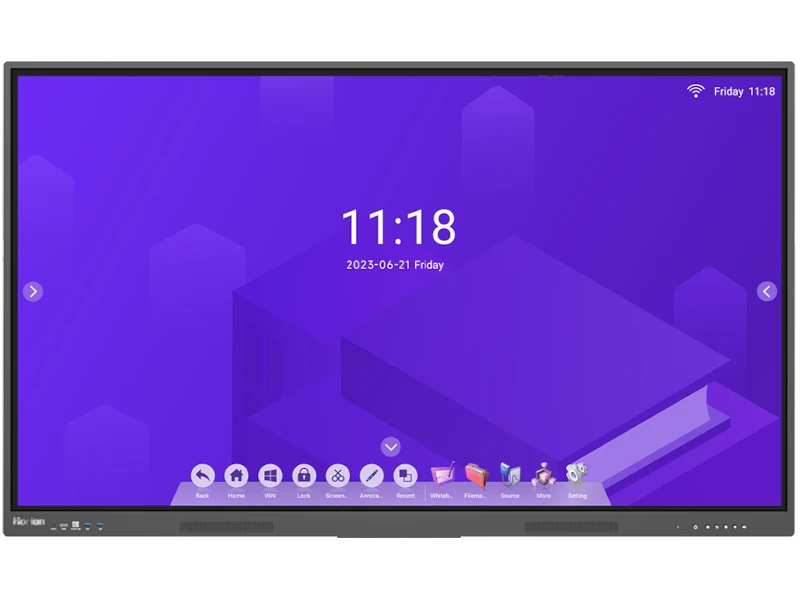 هوريون 65K6A – سبورة ذكية سمارت بورد هوريون 65K6A، شاشة باللمس 65 بوصة بجودة 4K، واي فاي، بلوتوث، رامات 4GB، ذاكرة تخزين 32، آندرويد11