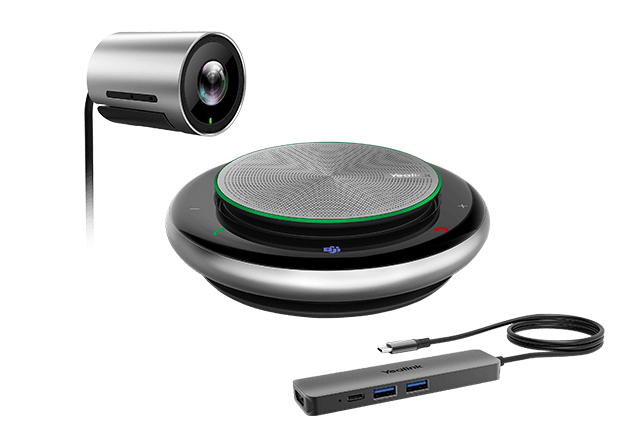 يالينك UVC30-CP900-BYOD – طقم اجتماعات للغرف الصغيرة مع كاميرا 4K وسماعة CP900