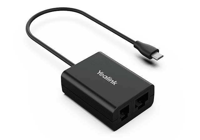 يالينك EHS60 – محول سماعة رأس لاسلكية، متوافق مع سماعات WH62/WH63 و(Cisco، Avaya، Poly، Grandstream)