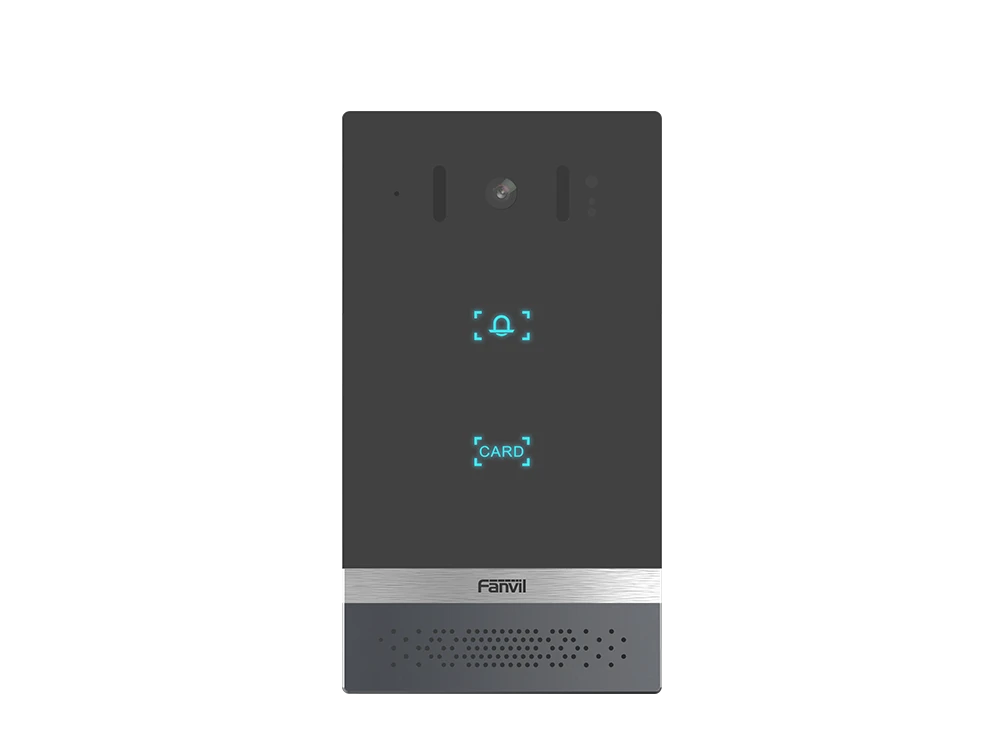 فانفيل i61 – انتركوم فيديو خارجي SIP، كاميرا 2 ميجابكسل، زر طلب سريع، مقاوم للماء IP66