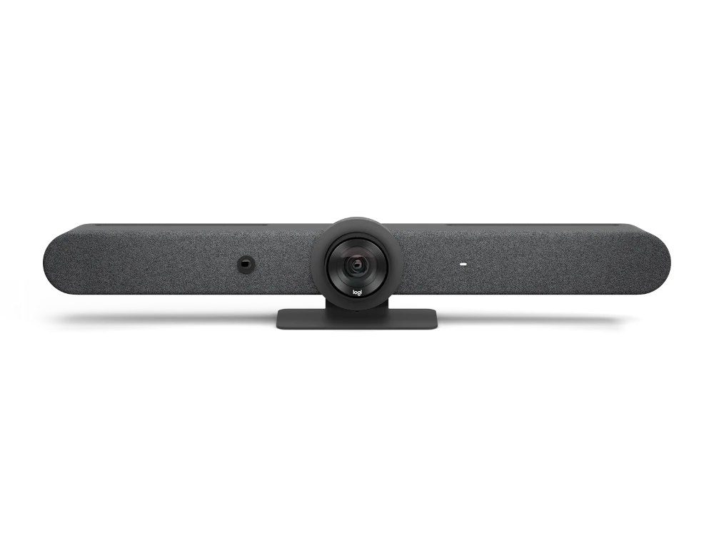 لوجيتك Rally Bar – كاميرا اجتماعات لوجيتك رالي بار لغرف الاجتماعات المتوسطة والكبيرة، تصميم الكل في واحد، كاميرا 4K، عدد 6 مايك، 2 سبيكر، واي فاي، USB، جيجابيت، HDMI