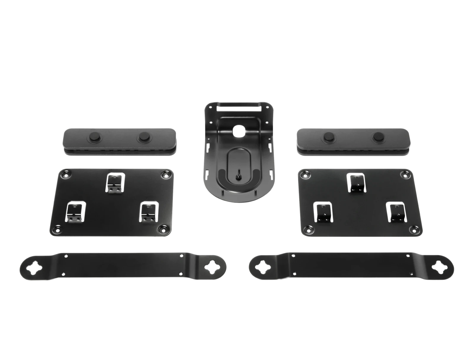مجموعة تركيب Logitech Rally، يمكن تركيبها على الكاميرا ومكبرات الصوت والمحاور الخاصة بنظام Rally