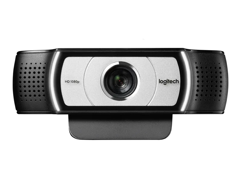لوجيتك C930e – كاميرا ويب لوجيتك C930e، دقة عالية 1080p/30fps، زاوية رؤية 90°، تكبير 4X، مايك مزدوج، باب حماية الخصوصية