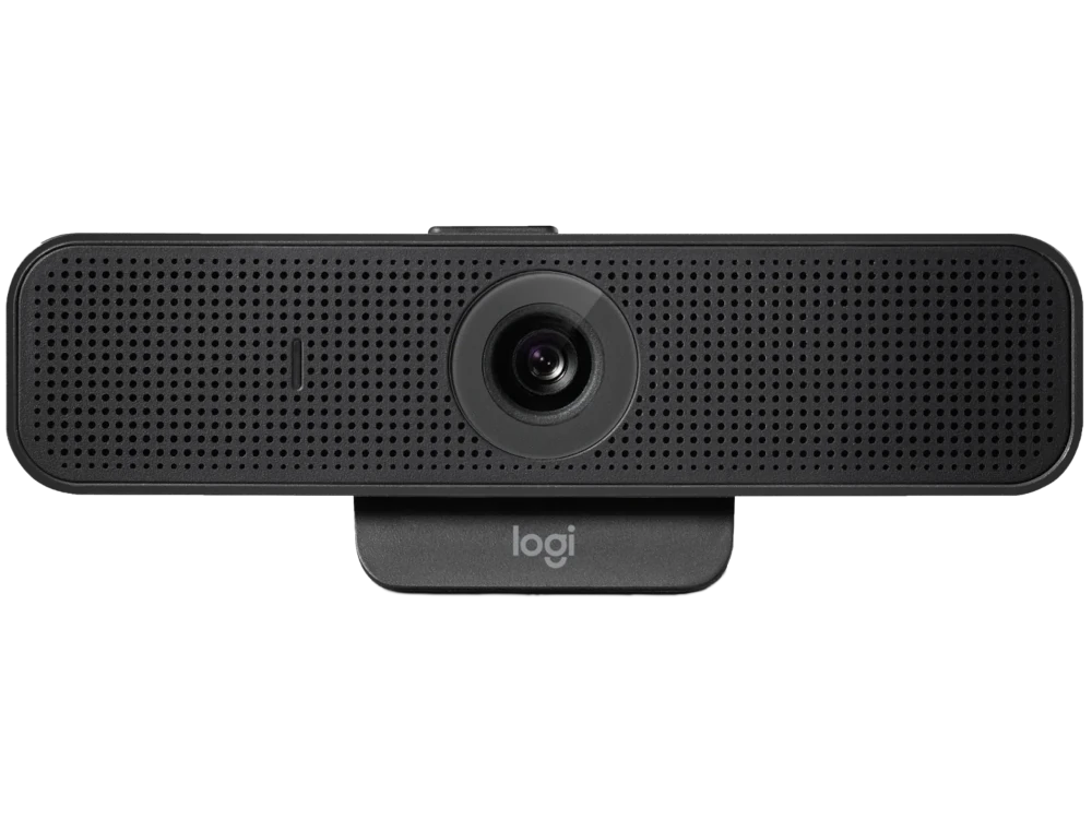 لوجيتك C925e – كاميرا ويب لوجيتك C925e، دقة عالية 1080p/30fps، بزاية 78°، تكبير 1.2x، ميكرفون مدمج مزودج، باب حماية الخصوصية