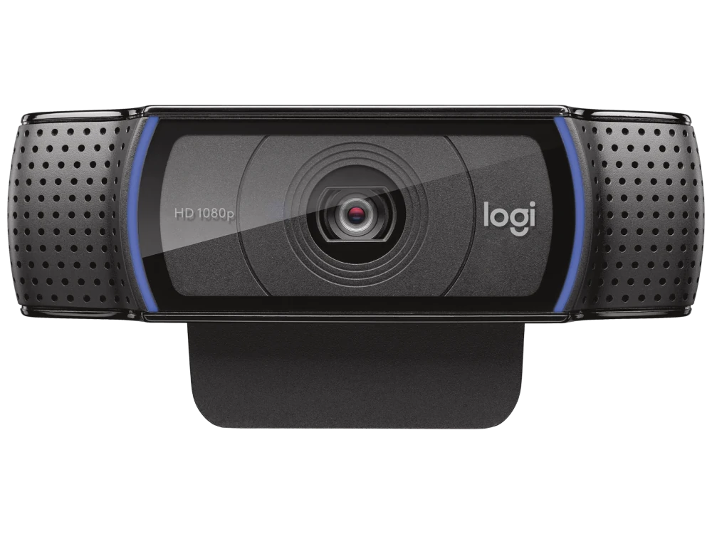 لوجيتك C920e – كاميرا ويب احترافية لوجيتك C920e ، عالية الدقة 1080p/30fps، بزاوية 78°، تكبير 1X، ميكرفون مزدوج، باب حماية الخصوصية