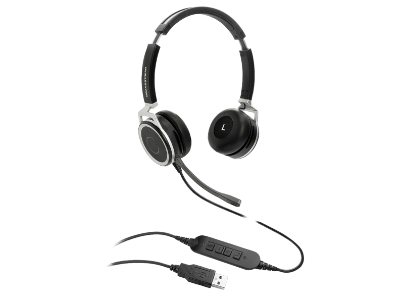 جراند ستريم GUV3005 – سماعة USB عالية الجودة بميكروفون عازل للضوضاء