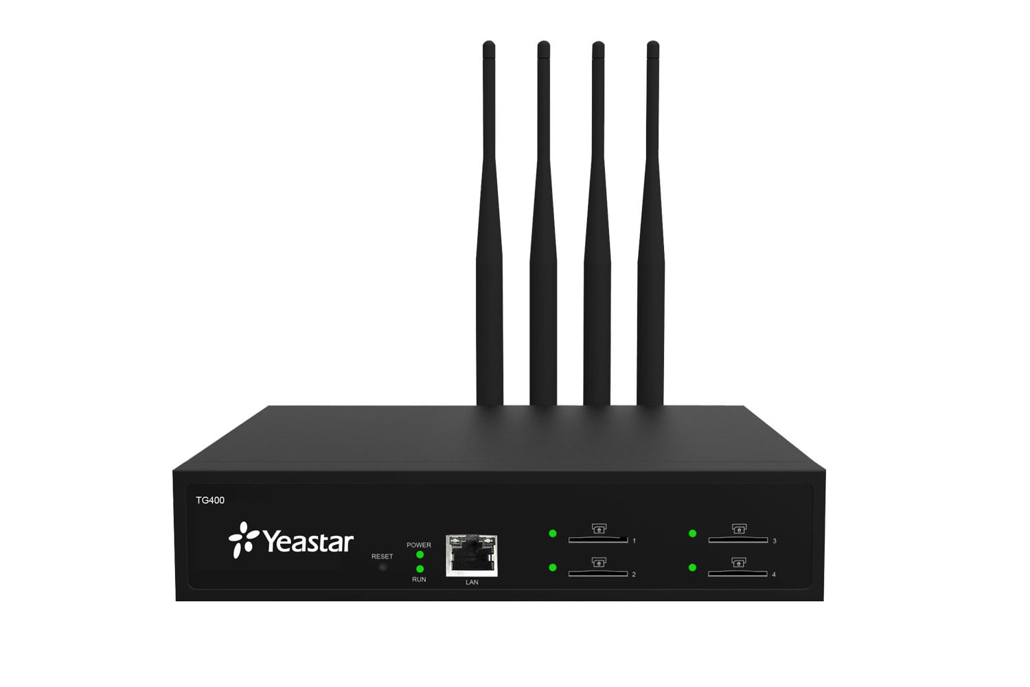 ياستار TG400 NeoGate – جيتواي GSM بـ 4 منافذ مع دعم مقسم الهوائيات