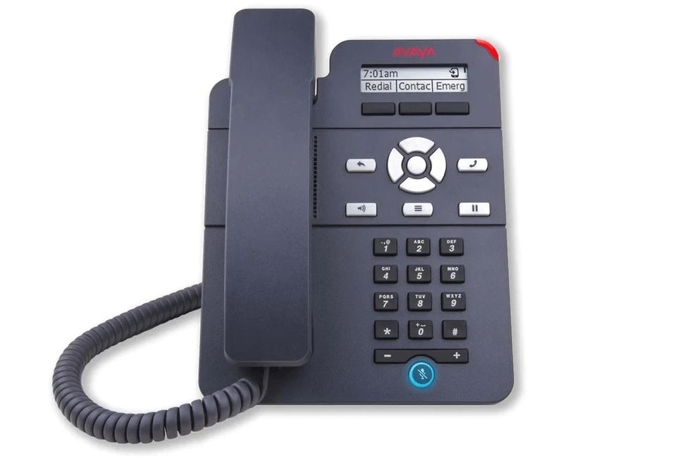 أفايا J129 – هاتف آي بي مكتبي، يدعم خط واحد، مكالمتان متزامنتان، PoE