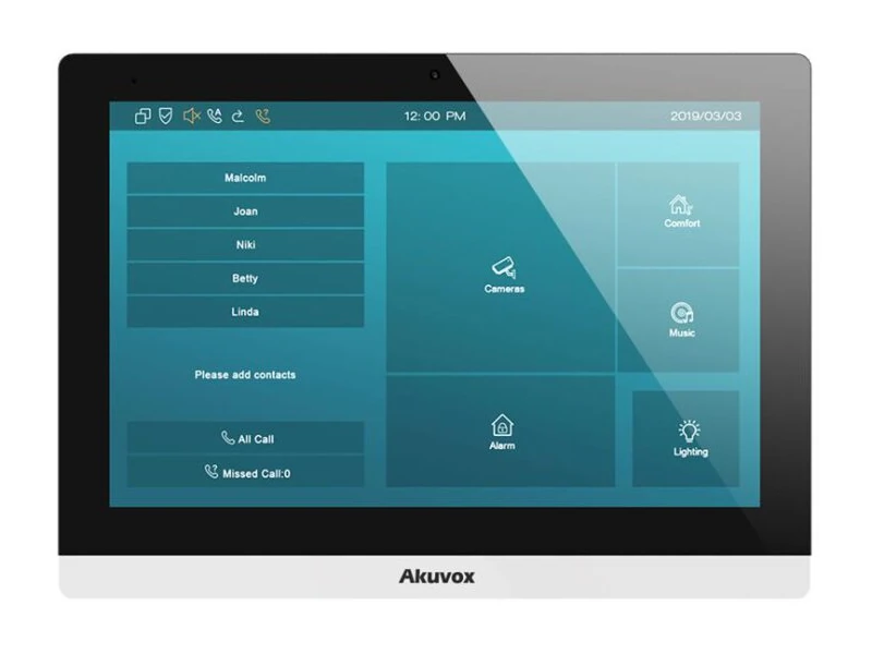 أكوفوكس C317S – شاشة داخلية ذكية، أندرويد، شاشة لمس 10 بوصة، وضع توفير الطاقة